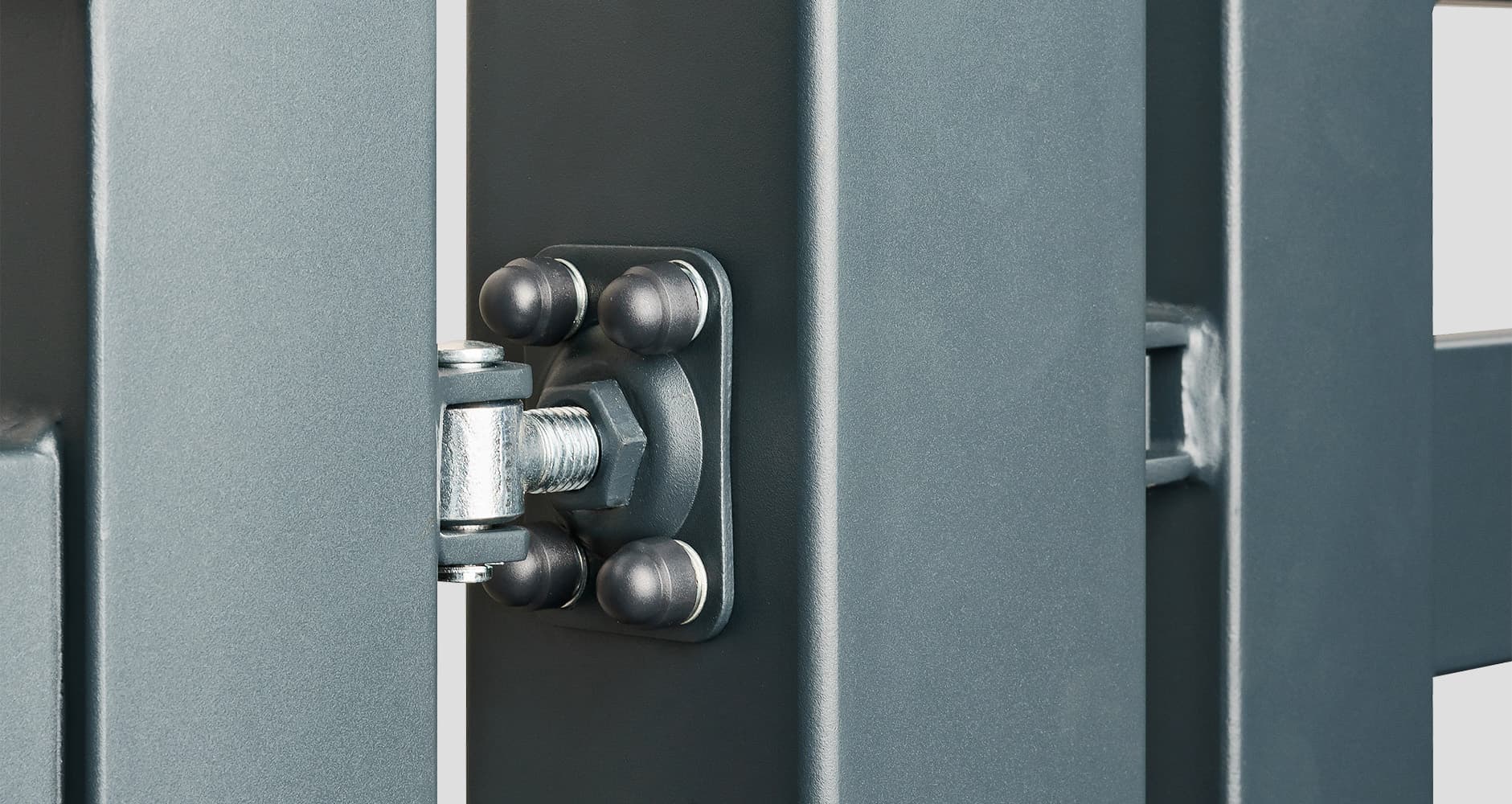 Voorbeeld van een omheining uit het leveranciergamma