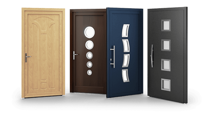 Buitendeuren uit het leveranciergamma