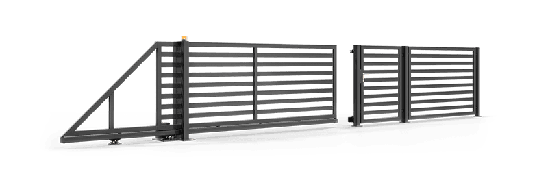 Elegante omheiningen uit het leveranciergamma