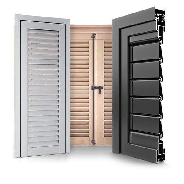 Shutters uit het leveranciergamma