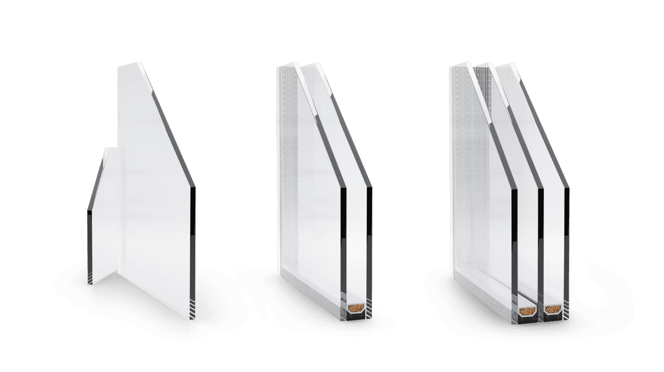 Beglazingseenheden uit het leveranciergamma