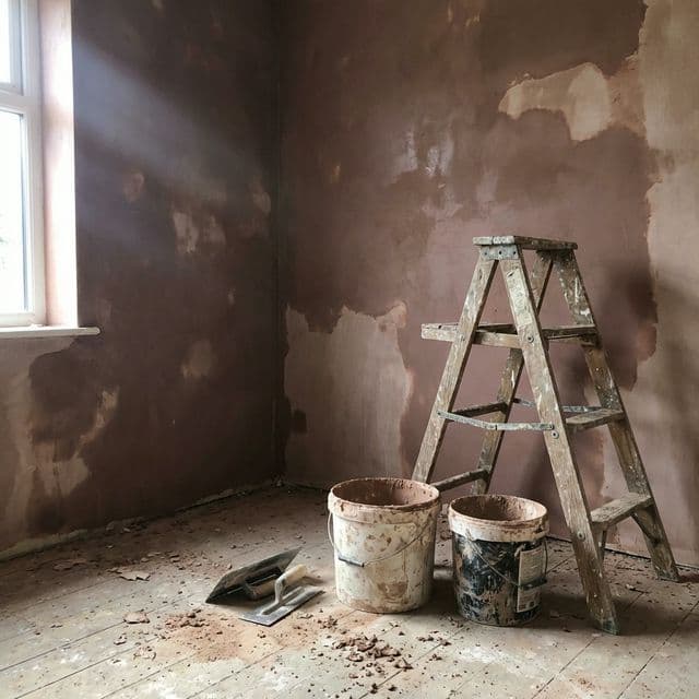 Fresh Plastering Skim