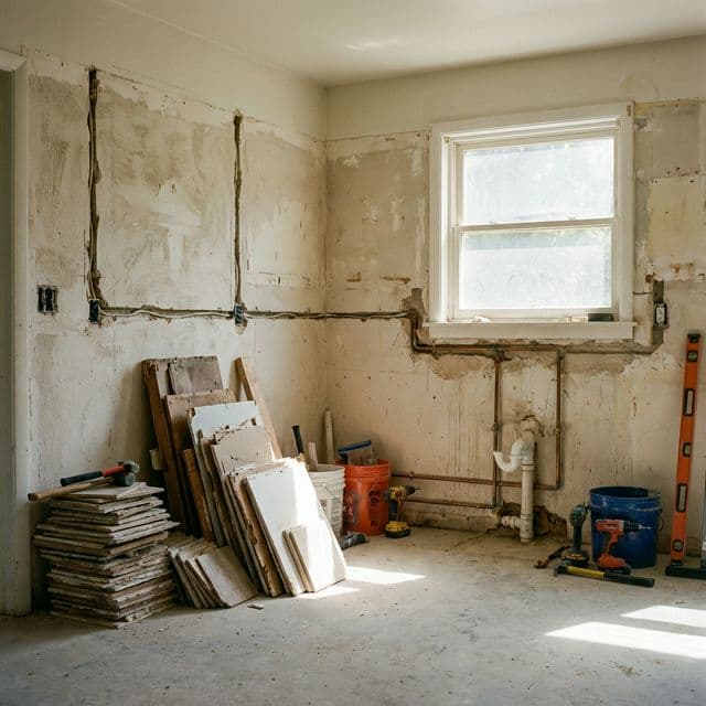 Kitchen Renovation Stripout