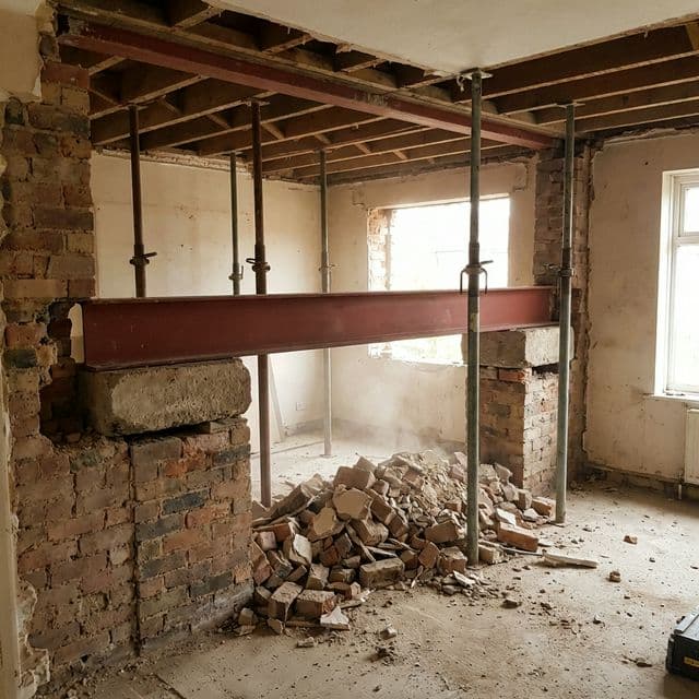 Structural Steel Beam Install